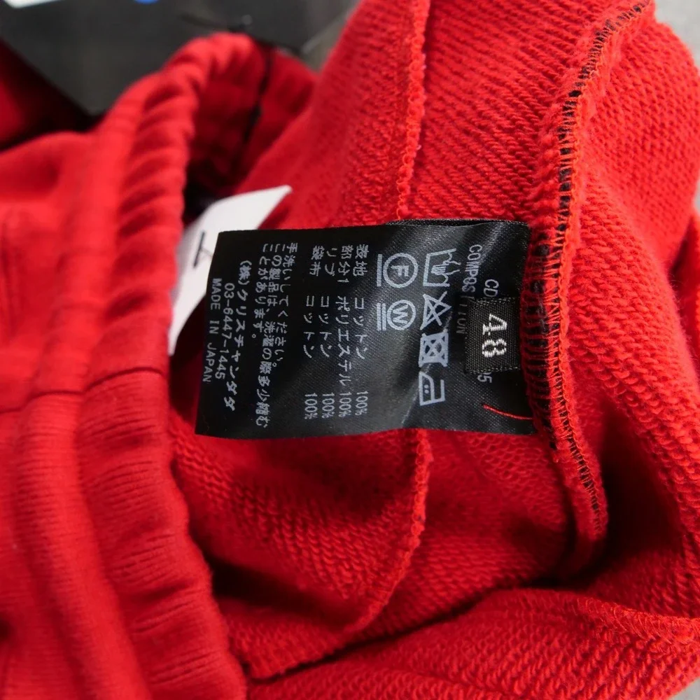 Chrsitian Dada Joggers Sweatpants Mens Medium 48 Red Side Stripe Tearaway New